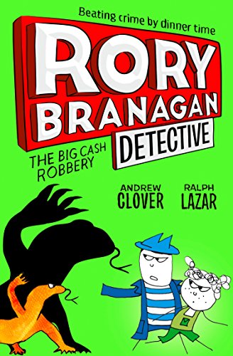 Book cover: “Rory Branagan Detective: The Big Cash Robbery” with cartoon figures.