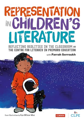 Book cover: child in spacesuit with dog, titled "Representation in Children's Literature.