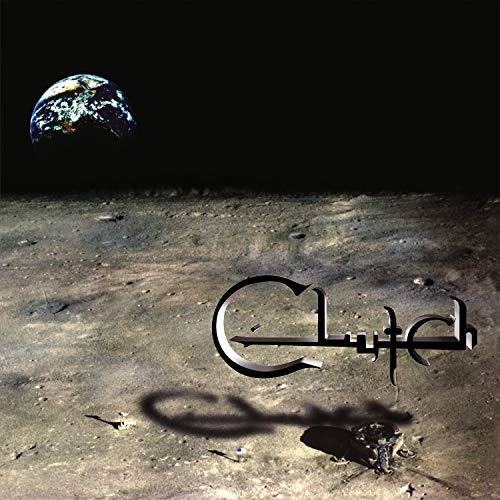 Album cover for Clutch, featuring Earth viewed from a lunar surface.