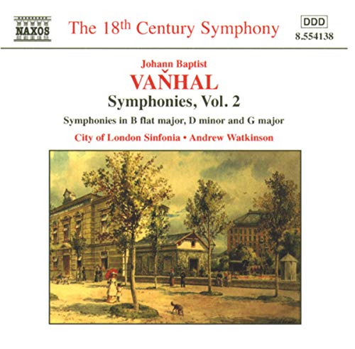 CD cover for Vanhal Symphonies, Vol. 2, featuring a landscape painting.