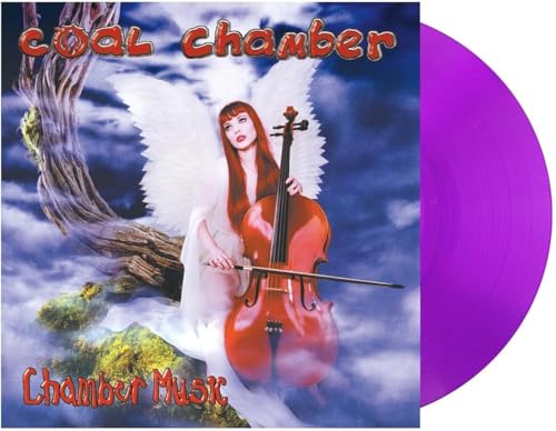 Coal Chamber "Chamber Music" vinyl record with angel and cello cover art.
