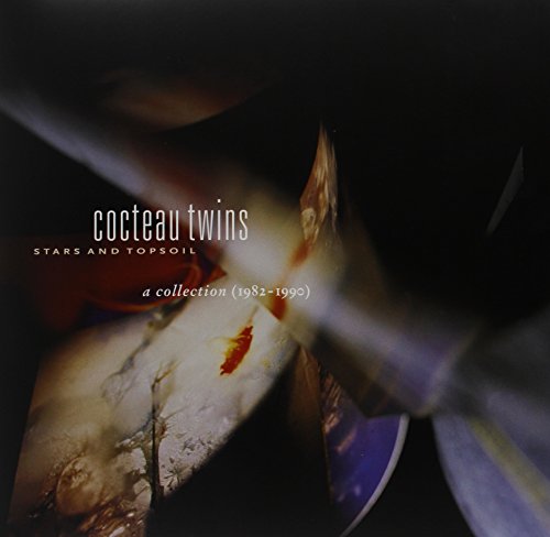 Cocteau Twins "Stars And Topsoil" vinyl album cover, abstract and blurred.