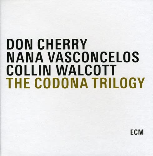 CD cover for "The Codona Trilogy" by Don Cherry, Vasconcelos, and Walcott.