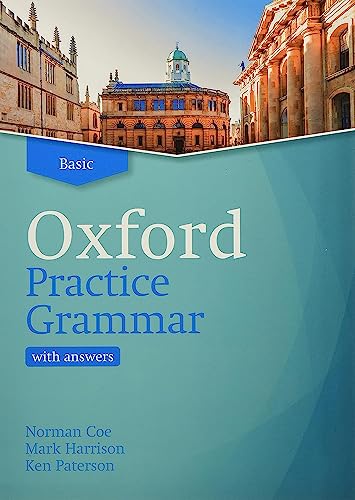 Oxford Practice Grammar: Basic textbook cover with university buildings.