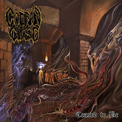 Dark fantasy album cover with skeletal figures and swirling smoke.