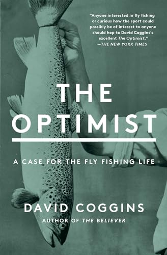 Book cover featuring a trout held up against a teal background.