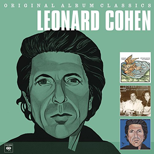 CD cover for Leonard Cohen’s “Original Album Classics” with portrait.
