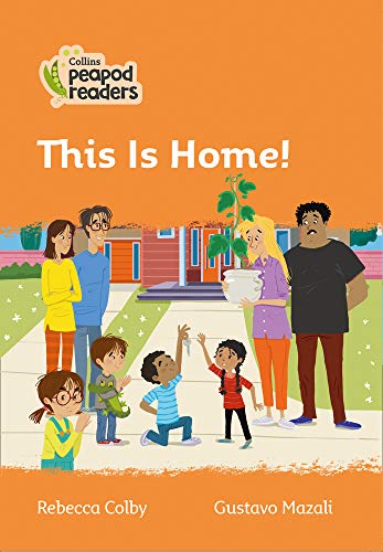 Book cover showing a diverse family standing in front of a house.