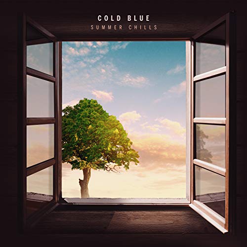 "CD cover art showing an open window with a tree outside at sunset."
