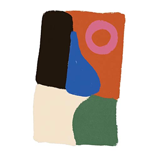 CD cover with abstract geometric shapes in blue, orange, and green.