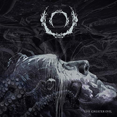 Dark album cover featuring a ghostly face and tentacle-like forms.
