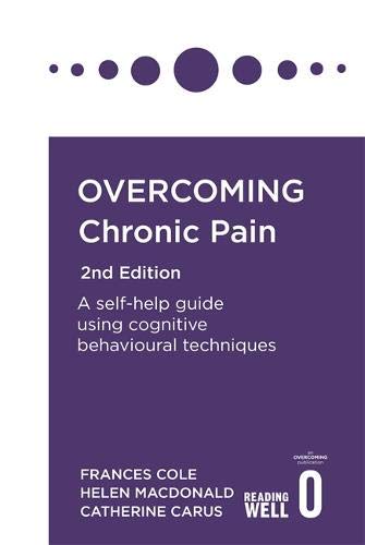 Book cover for Overcoming Chronic Pain 2nd Edition with purple background and white text.