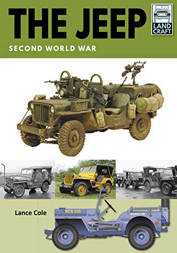 World War II Jeep book cover with vehicle images and author name.