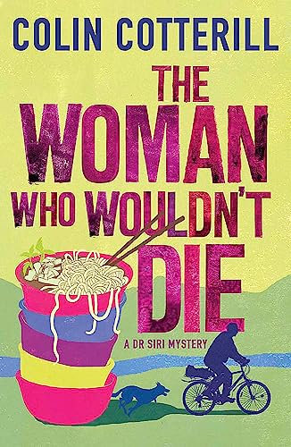 Book cover with pink text and a stack of colorful noodle bowls.