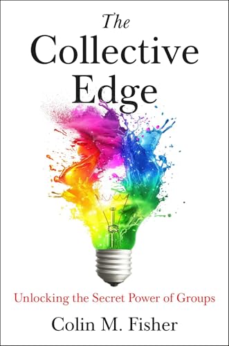 Book cover with title The Collective Edge and a colorful lightbulb paint splash graphic.