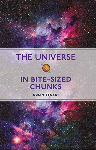 Book cover with colorful nebula background and planet illustration.