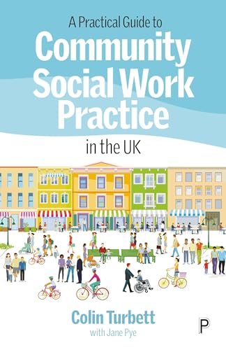 Book cover with title and illustration of diverse people in a town square.