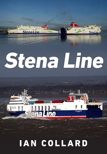 Book cover featuring three Stena Line ferries on the water with title and author.