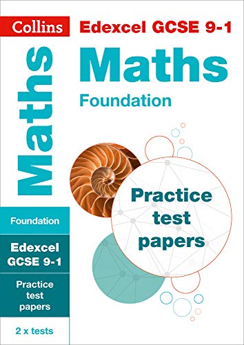 Maths foundation practice paper cover with spiral and geometric shapes.