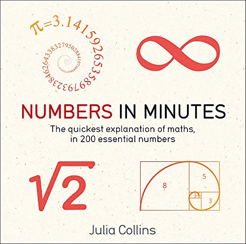 Book cover with mathematical symbols: pi, infinity, square root, golden ratio.