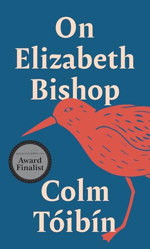 Book cover: “On Elizabeth Bishop” with a red bird illustration.