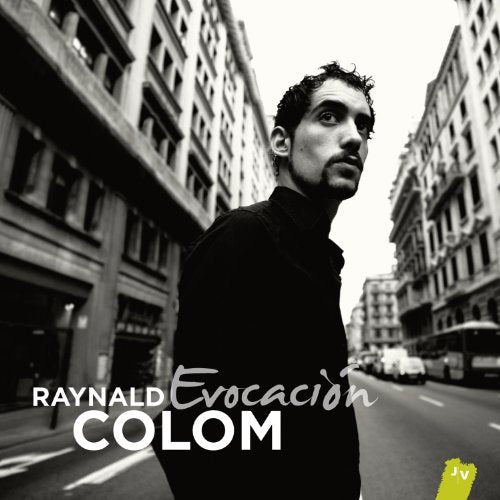 Black and white CD cover featuring a portrait of Raynald Colom.