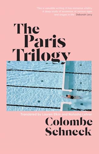 Book cover: "The Paris Trilogy" with a swimmer in a pool.