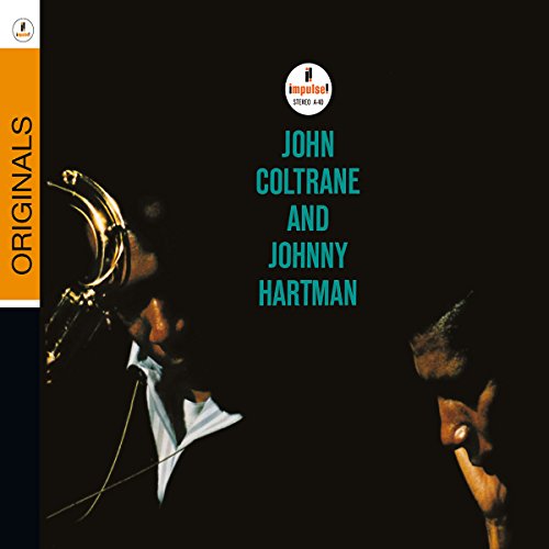 Album cover featuring John Coltrane with saxophone and Johnny Hartman.