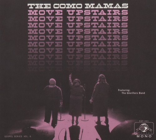 CD cover for "The Como Mamas - Move Upstairs" with three figures.
