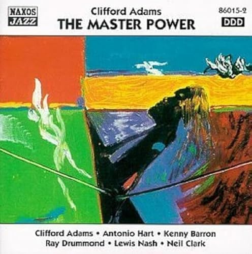 CD cover for Clifford Adams' "The Master Power" jazz compilation.