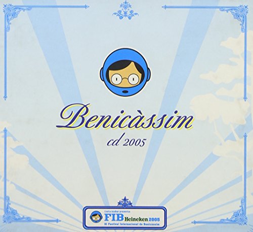 CD cover for Benicassim 2005 festival, featuring an astronaut illustration.