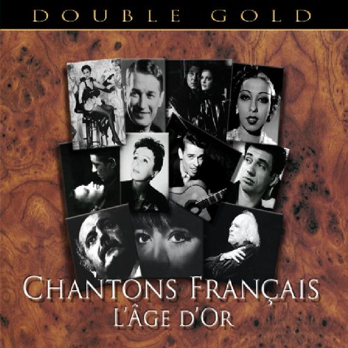 CD cover featuring black and white portraits of French singers and performers.