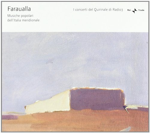 CD cover with abstract watercolor painting of a building and sky.