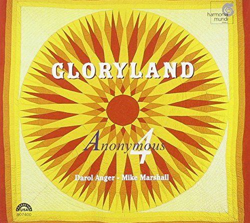 CD cover: yellow sunburst design with "Gloryland" and artist names.