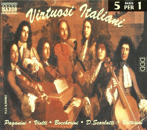CD cover: Portraits of classical Italian musicians with instruments.