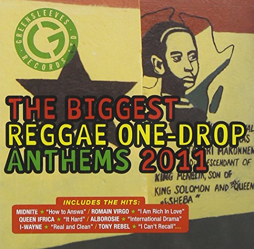 CD cover for "The Biggest Reggae One Drop Anthems 2011" with portrait.