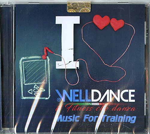 CD case with chalkboard illustration, hearts, and "Welldance" text.