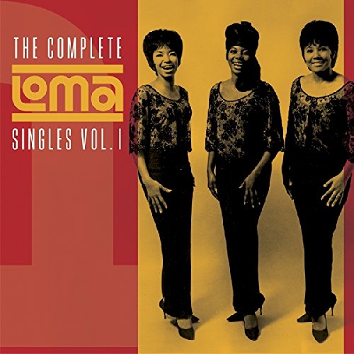 CD cover featuring three women in black dresses against a red and yellow background.