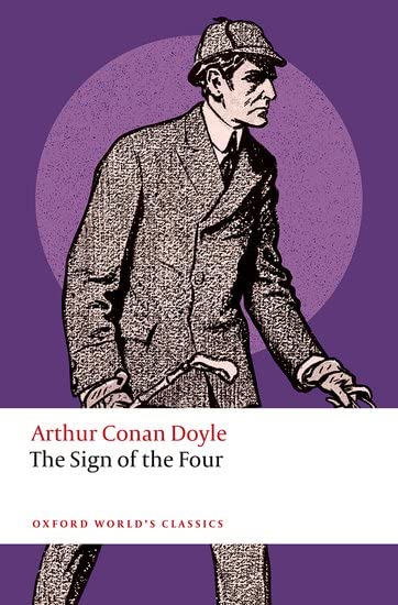 Book cover: illustration of Sherlock Holmes in a tweed suit.