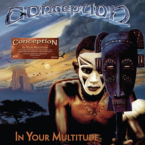 Album cover for "In Your Multitude" featuring a person wearing a mask.