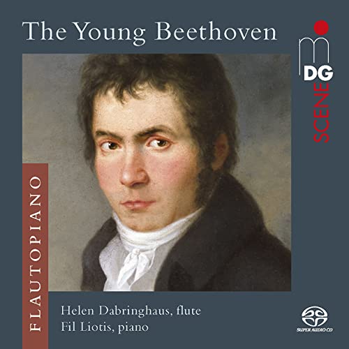 CD cover featuring a portrait of a young man with dark hair.