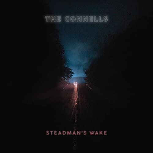 Dark highway receding into light, album cover for The Connells’ Steadman’s Wake.