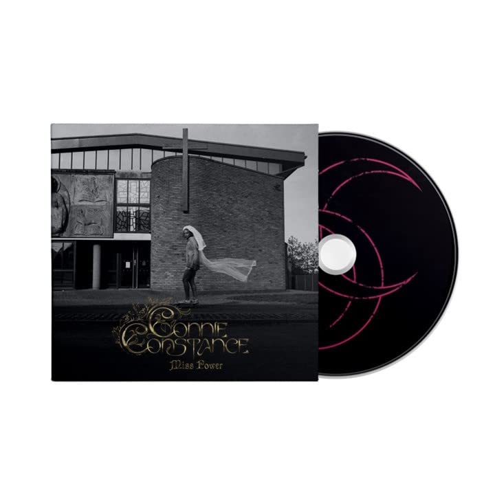 CD cover for Connie Constance’s “Miss Power” featuring a figure in a veil.