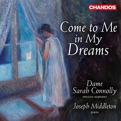 CD cover: woman in white dress looking out a window.