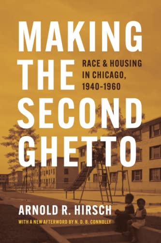 Book cover: "Making the Second Ghetto" with a playground scene.