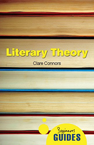 Book cover for "Literary Theory" by Clare Connors, with stacked books.