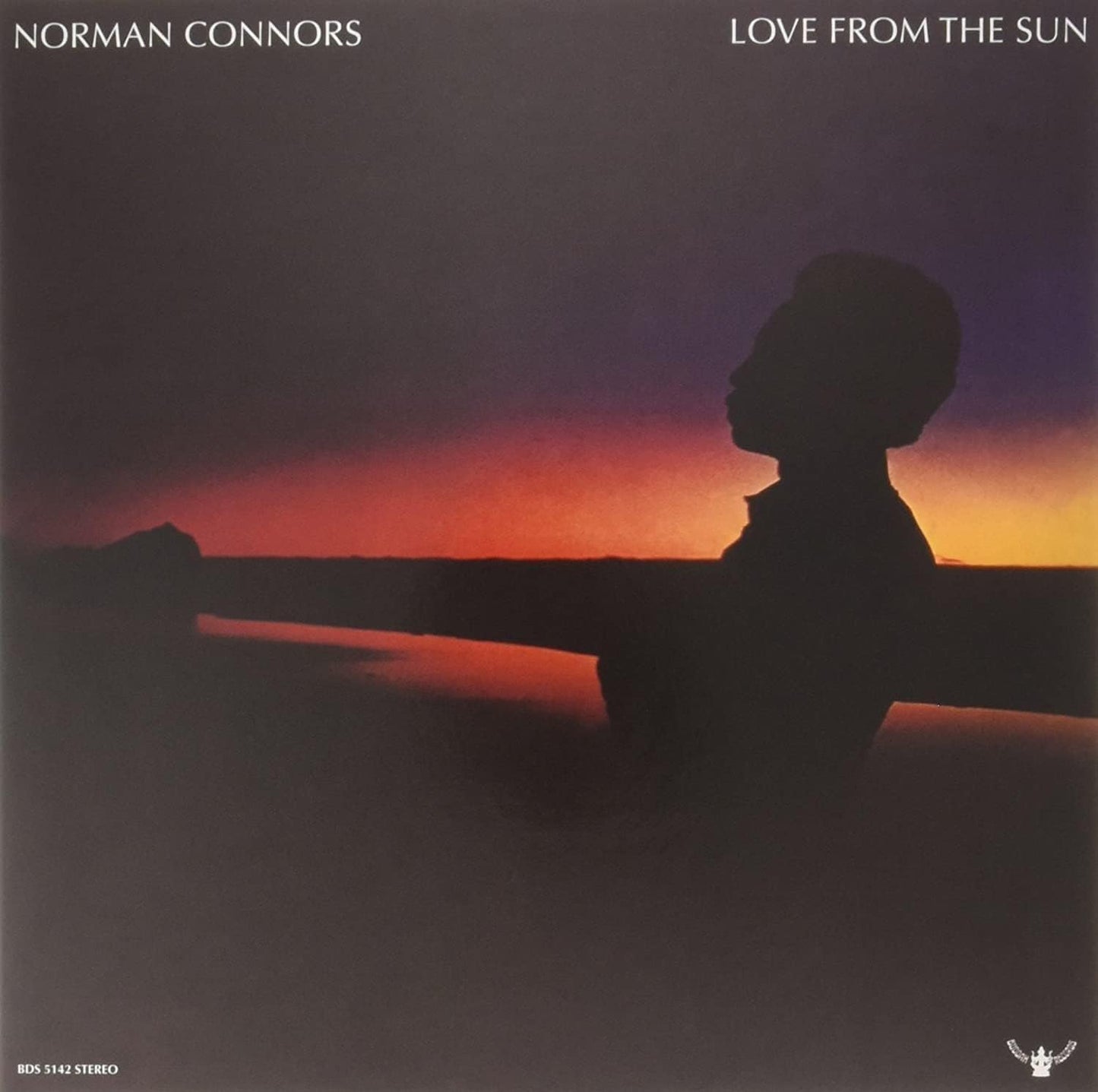 Norman Connors album cover: silhouette against a vibrant sunset.