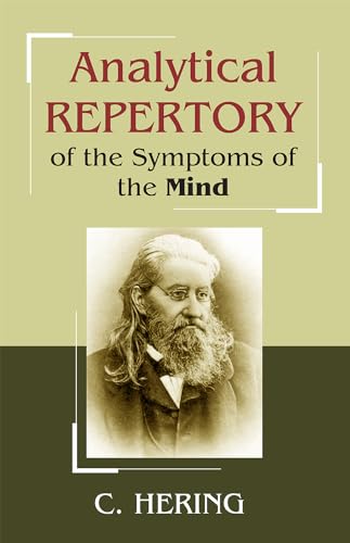 Book cover: “Analytical Repertory of the Symptoms of the Mind” with portrait.