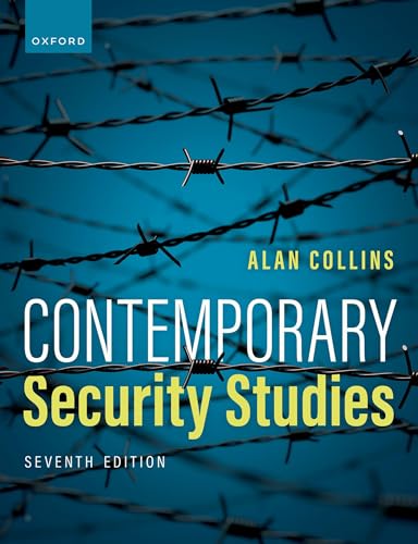 Book cover: “Contemporary Security Studies” with barbed wire background.