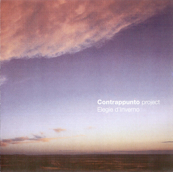 CD cover with a blurred, purple and pink winter sky.